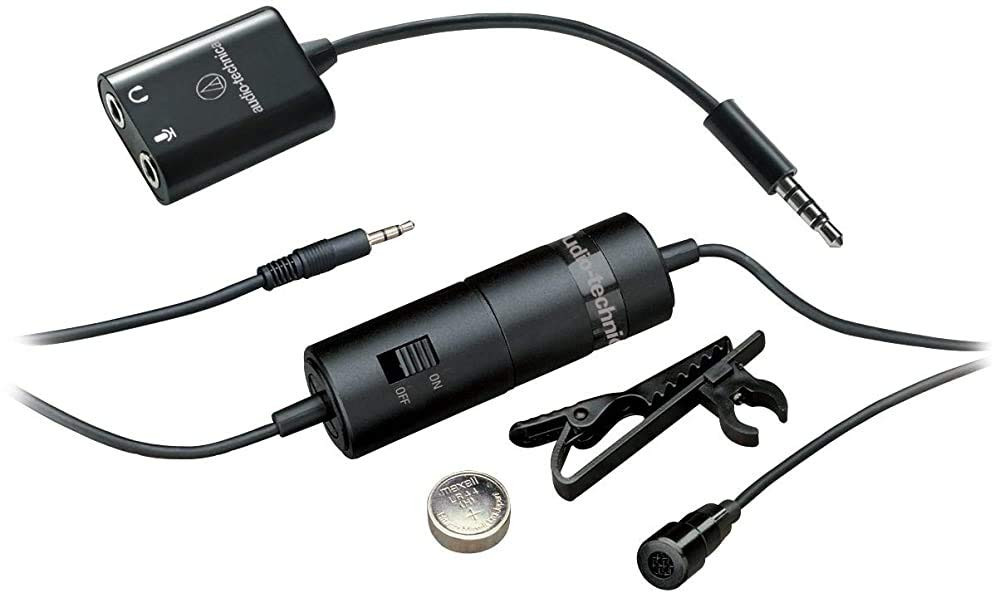 Audio-Technica ATR 3350Xis Omnidirectional Condenser Lavalier Microphone