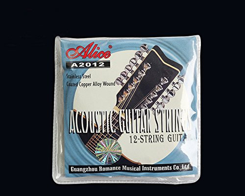 Alice Acoustic Guitar Strings Stainless Steel 12 Strings Set A2012