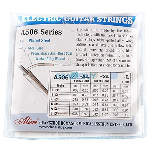 Alice A506 Electric Guitar Strings Set Super Light