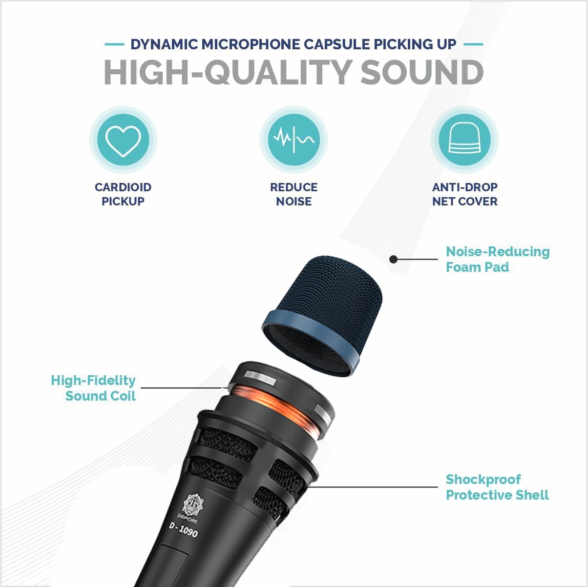 Digimore D-1090 Proffessional dynamic microphone