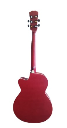 Techno Semi - Acoustic Guitar TMR-239C with Padded Bag Red