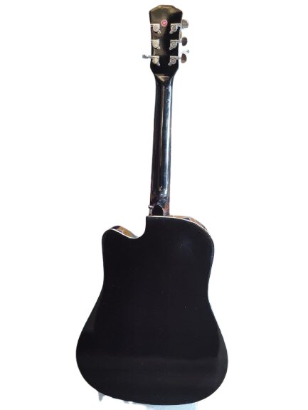 Techno Semi - Acoustic Guitar TRC38CG with Padded Bag Black