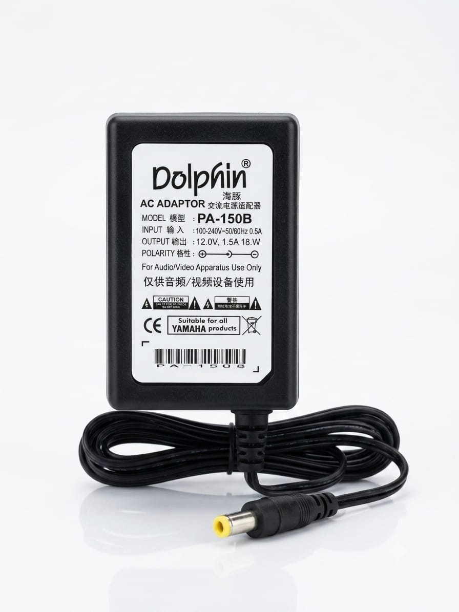 Dolphin PA-150B Power Adaptor For Portable Keyboards 12V 15AMP