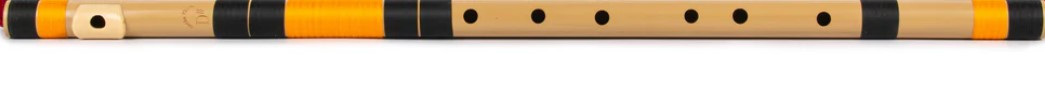 Radhe Flutes PVC Fiber D Sharp Bansuri Double Base Octave 31inches