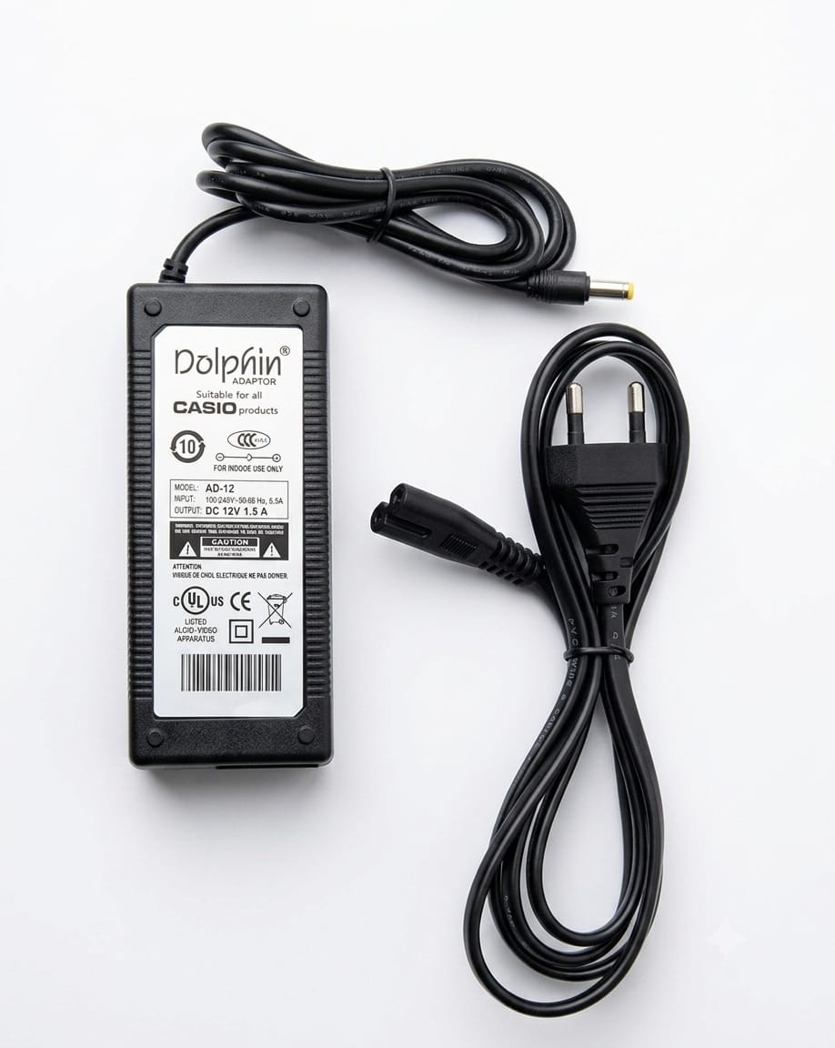 Dolphin AD-12 AC Adaptor 12V Power For Yamaha All PSR Series Keyboard