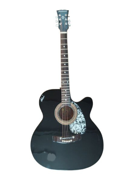 Hobmer 235 Semi acoustic Guitar 41 Black With Case