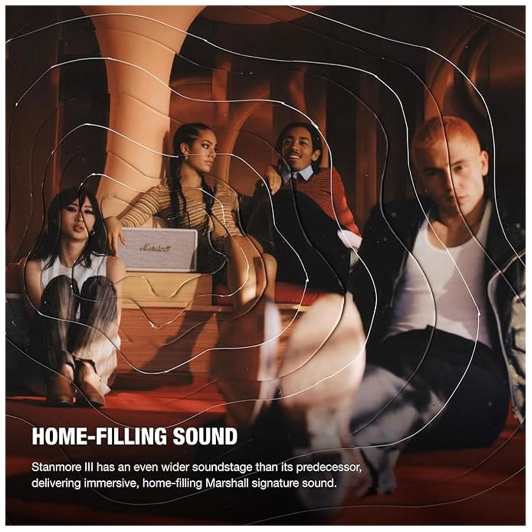 Marshall Stanmore III Bluetooth Wireless Powered 15 Watts Speaker Cream