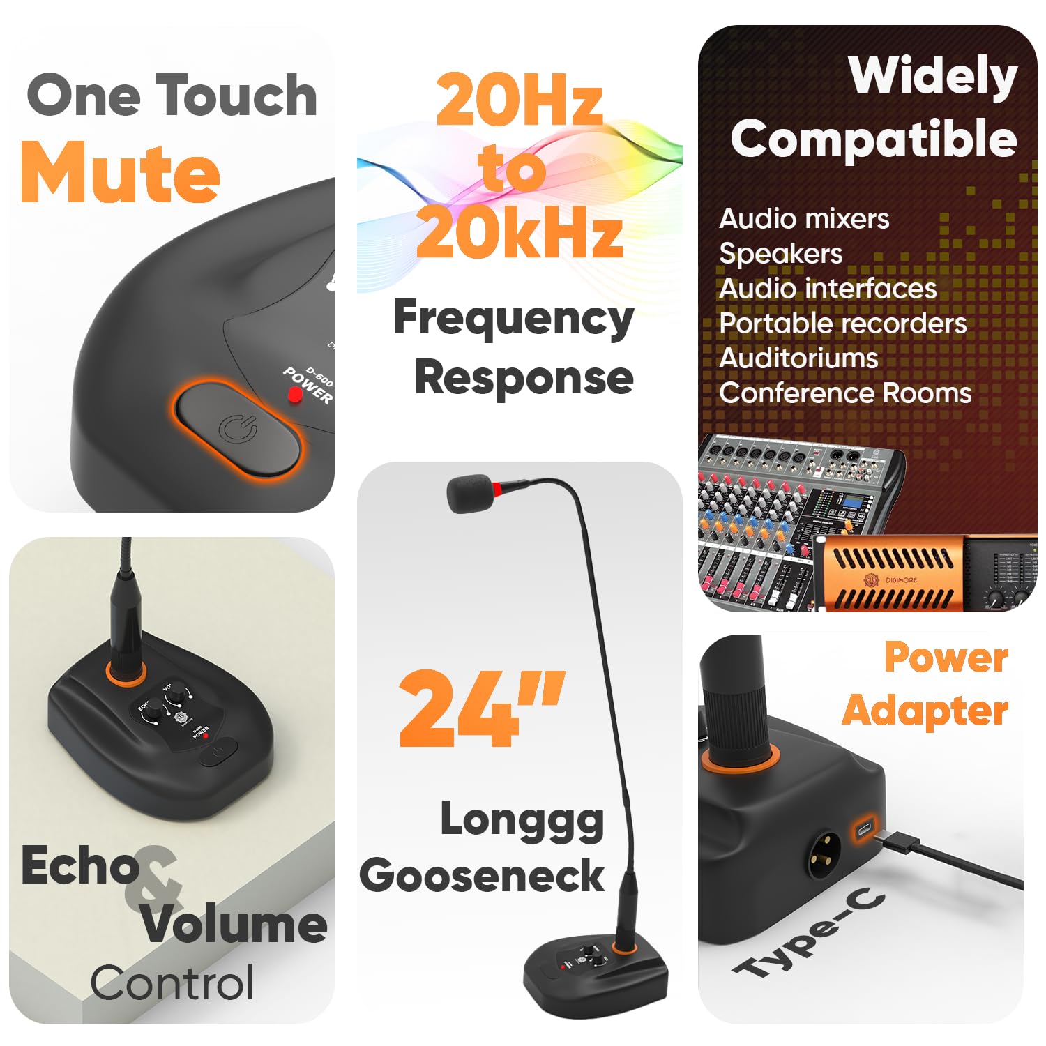 Digimore D-660 UHF wireless microphone system