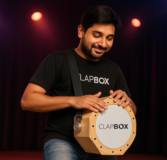 ClapBox Travel Cajembe Natural 3 instruments in 1