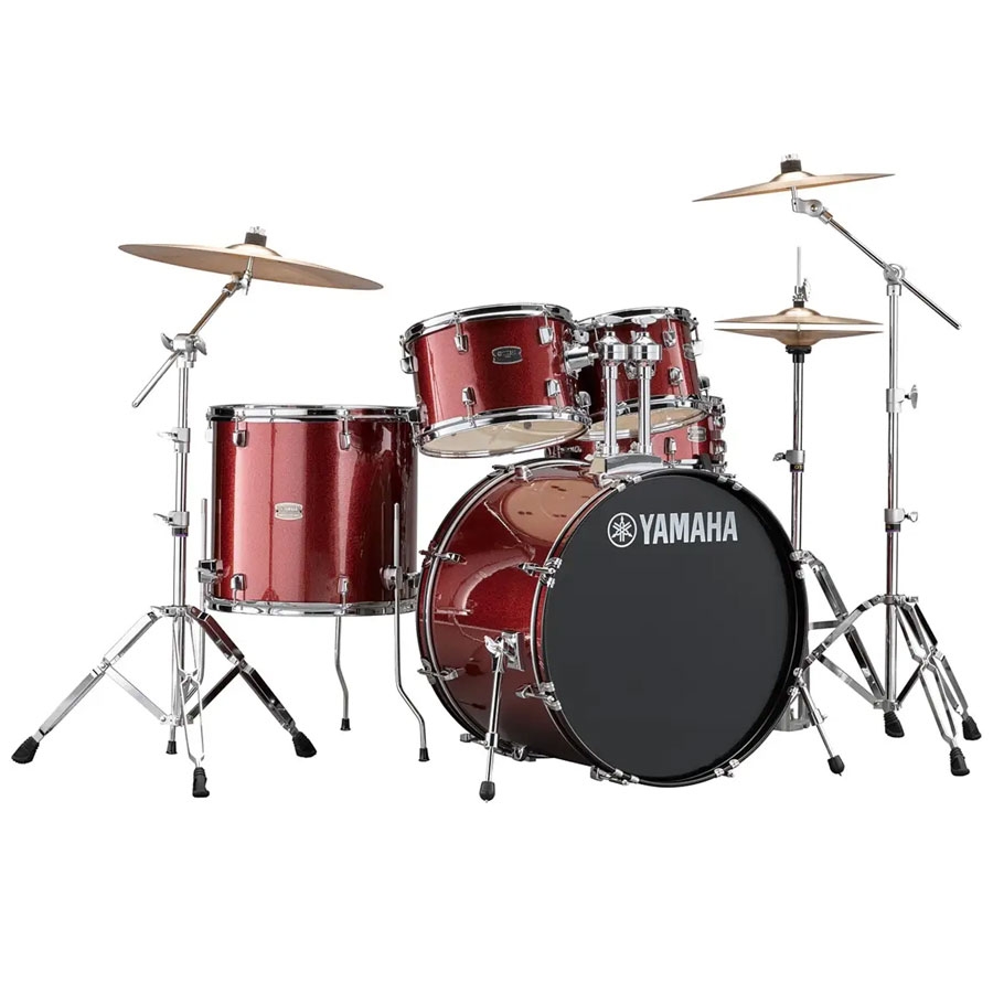 Yamaha RYDEEN RDP2F5 Acoustic Drum Set With Hardware - Burgandy Glitter
