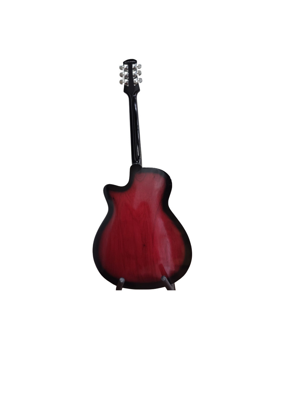 Hobmer 175 F-Cut Semi-acoustic GuitarRed and Black With Case