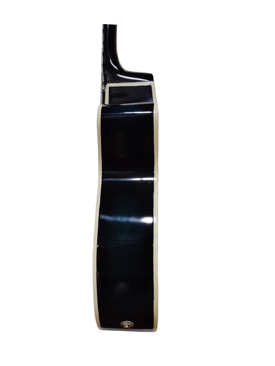 Hobmer 175 F-Cut Semi-acoustic Guitar 40Black And Blue With Case