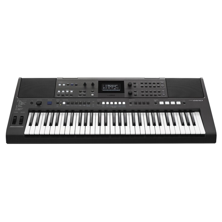 Yamaha PSR-I610 61-Key Professional Portable Keyboard Upgraded from PSR-I510 Indian Western Tones Songs Advanced Accompaniment Styles Performance-Ready Features Power Adapter Included