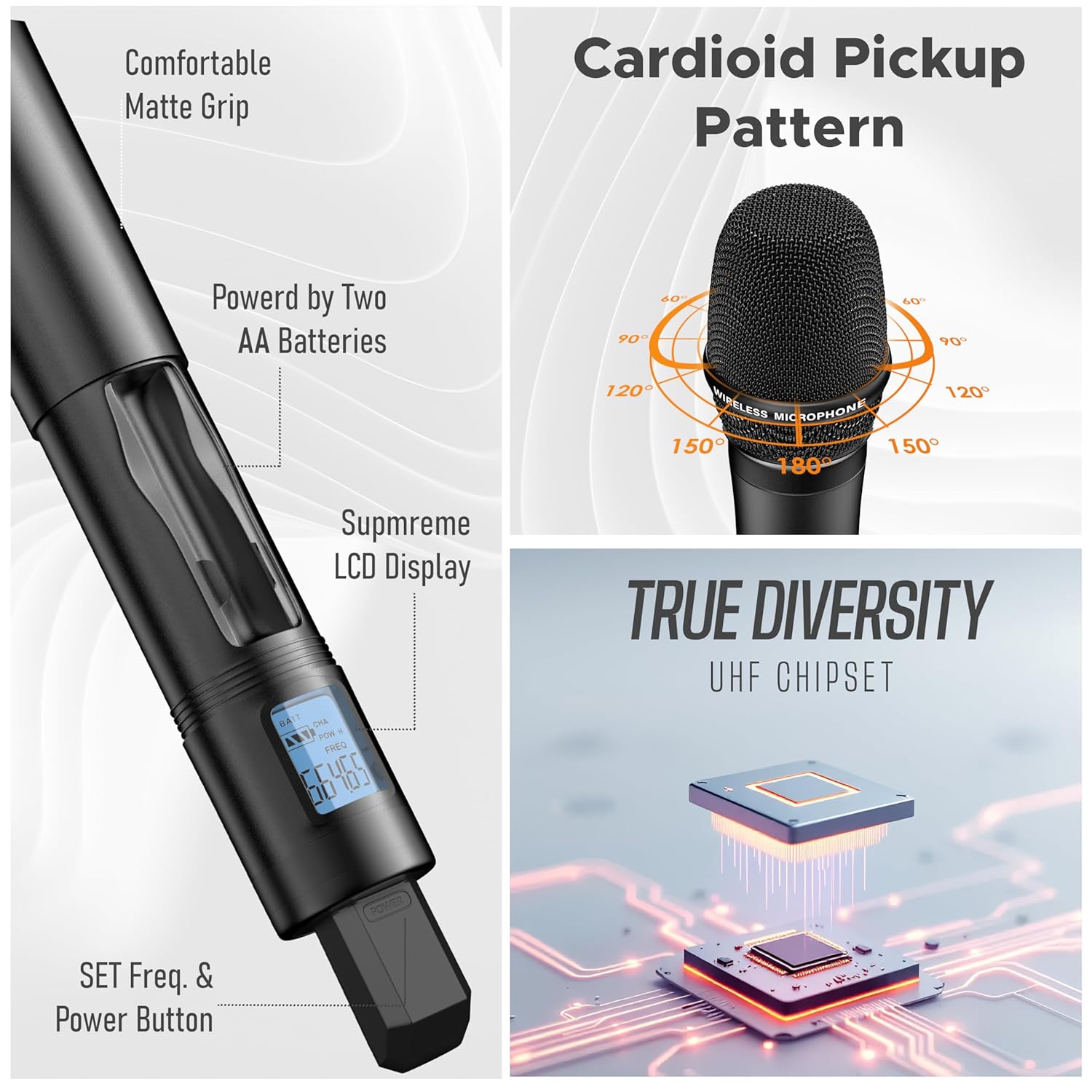 Digimore D325 UHF wireless microphone system
