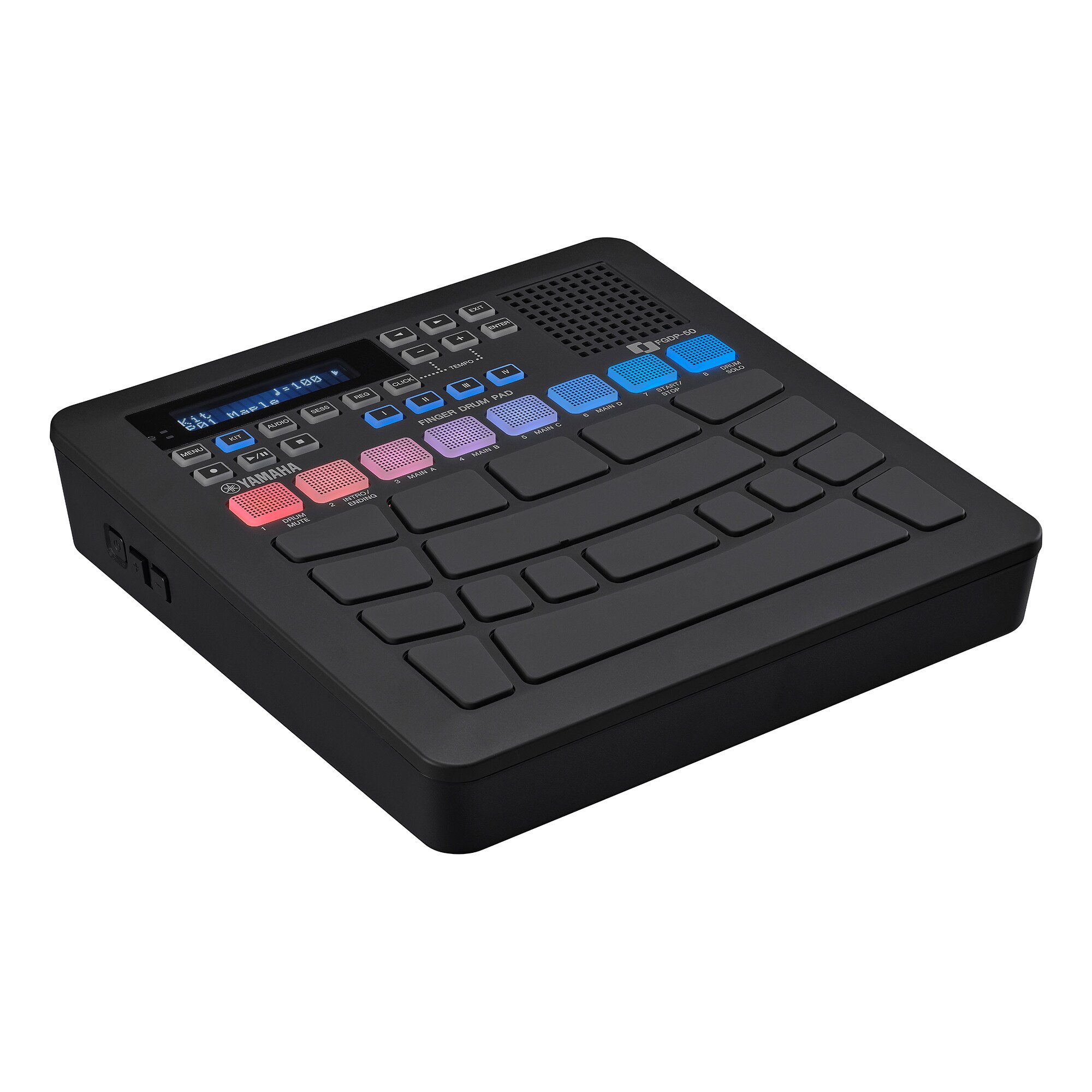 Yamaha FGDP-50 Finger Drum Pad Portable Electronic Drum Pad with Built-In Sounds Speaker USB MIDI and Battery Power