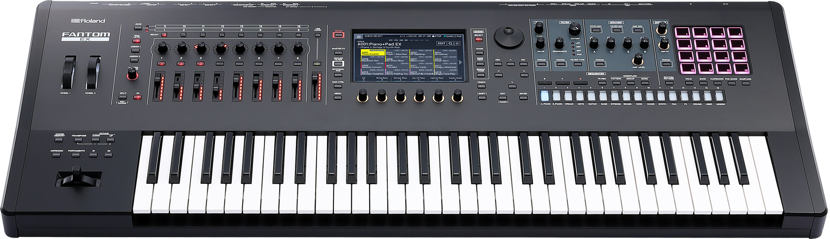 Roland Fantom-6EX 61-Keys Music Workstation Keyboard