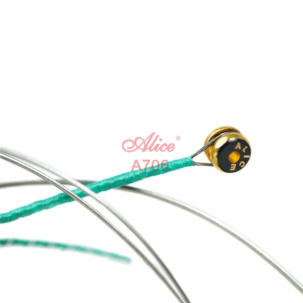 Alice A706 Violin Sting Set Plated Steel Plain String Braided Steel Core Ni-Fe Winding