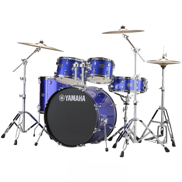 Yamaha RYDEEN RDP2F5 Acoustic Drum Set With Hardware - Blue Glitter