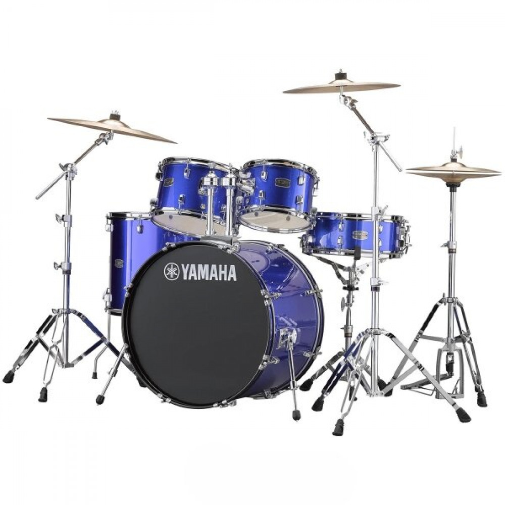 Image of Yamaha RYDEEN RDP2F5 Acoustic Drum Set With Hardware - Blue Glitter