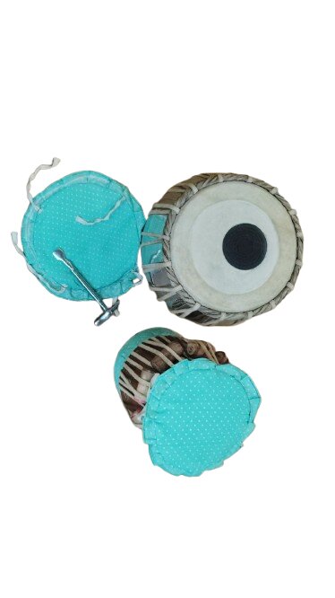 Tabla Set with Wooden Tabla Drums Bayan Dayan Tabla Cushion and Hammer for Beginners and intermediate