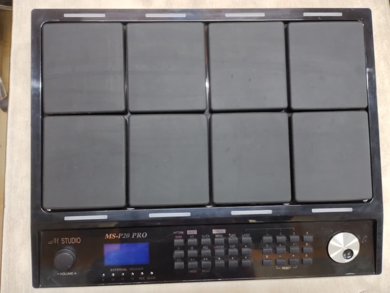 M-Studio MS-P20 Pro Octopad Electronic Drum Multipad - Black - Used Piece