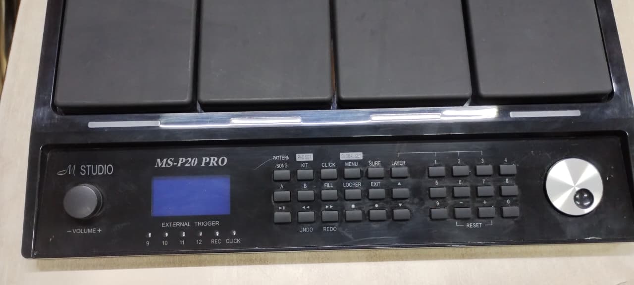 M-Studio MS-P20 Pro Octopad Electronic Drum Multipad - Black - Used Piece