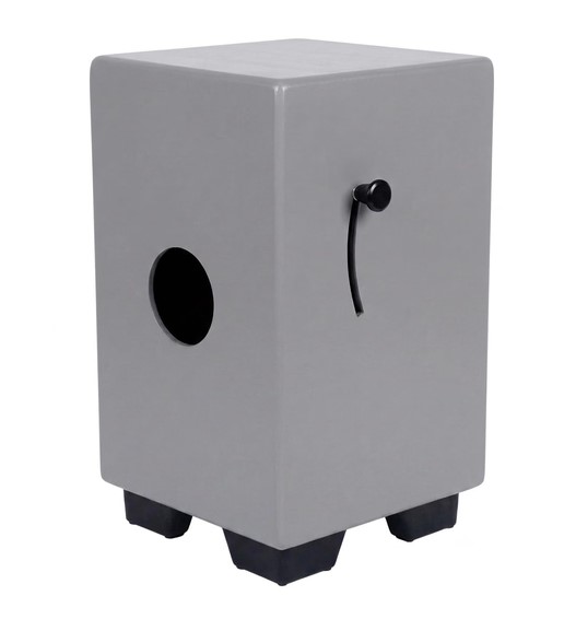Clapbox Adjustable Snare Cajon CB52 - Titanium Grey Oak Wood - 3 Internal Snares