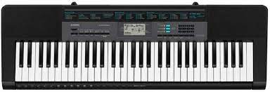 Casio CTK-2550 Keyboard with Adapter Headphone Sustain Pedal Stand Combo Pack
