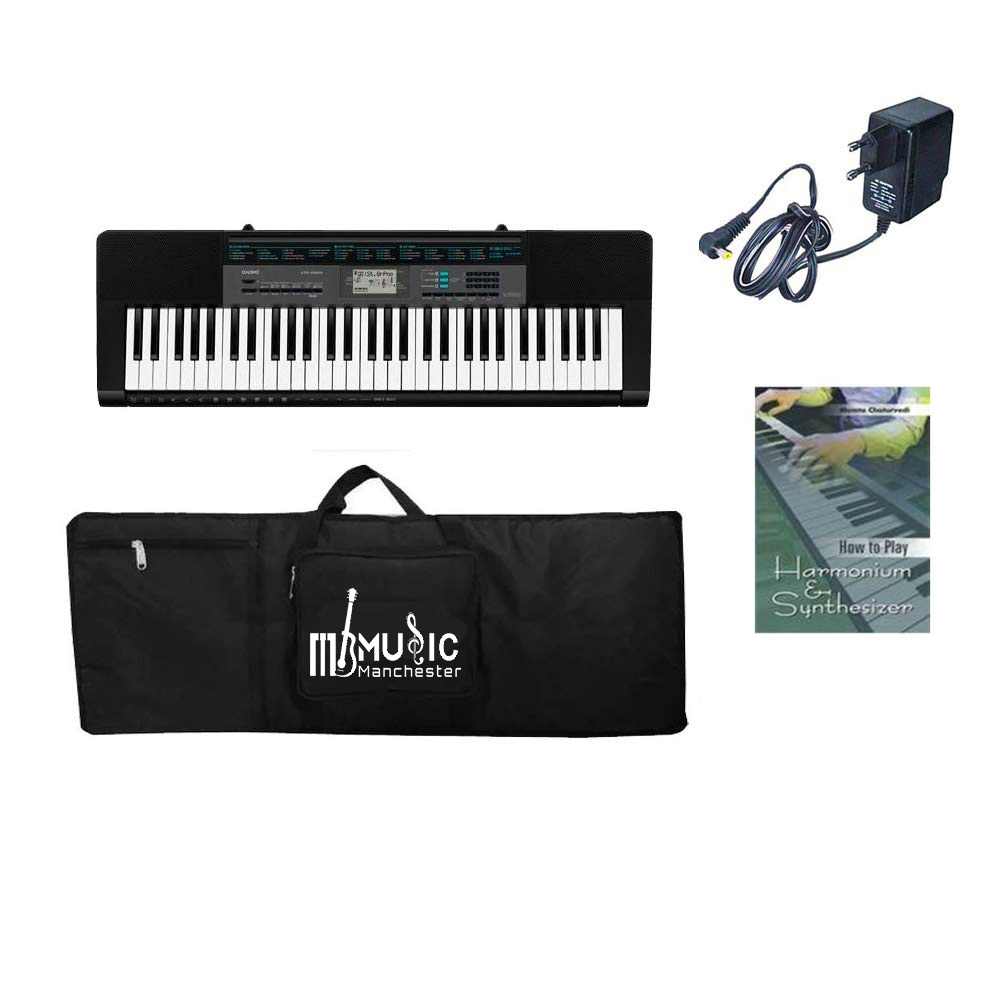 Casio CTK 2550 61 Key Standard Portable Keyboard With Adapter With Power Adapter Gigbag Cloth Ebook