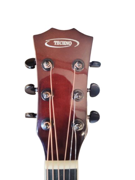 Techno Guitar TM-40CG Natural with Padded Bag white