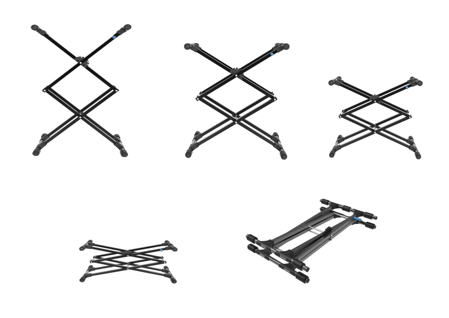 Chetty TT15 Double Braced Stand with 5-Level spring locking