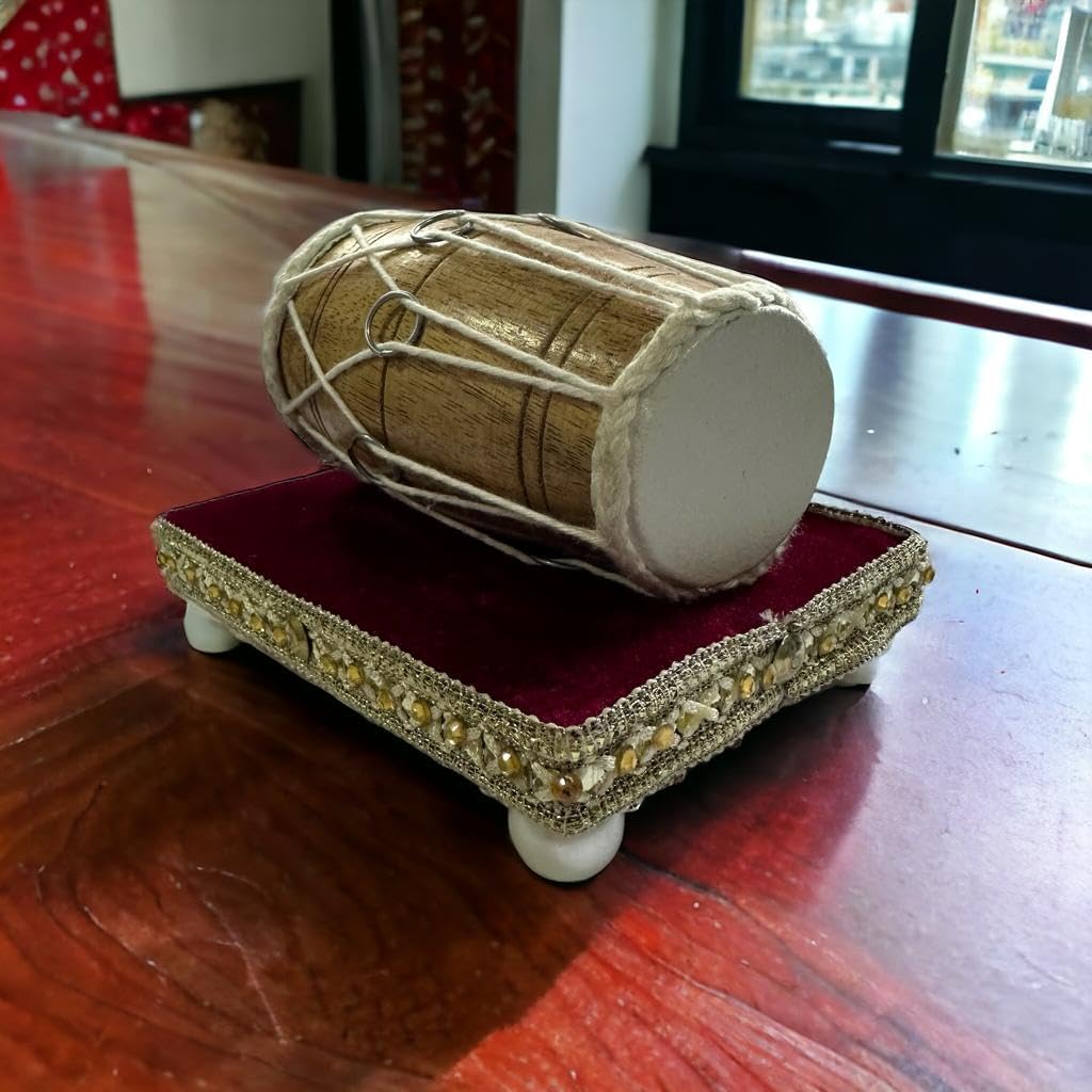 Premium Handcrafted Dholak Miniature
