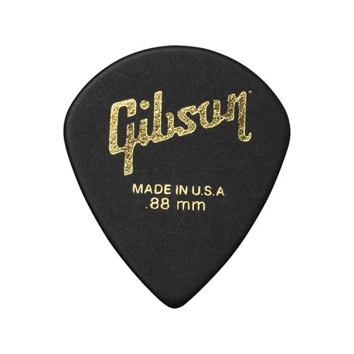 Gibson Gear APRM6-88 Modern Picks pack of 6 Pcs 088 mm Black Color