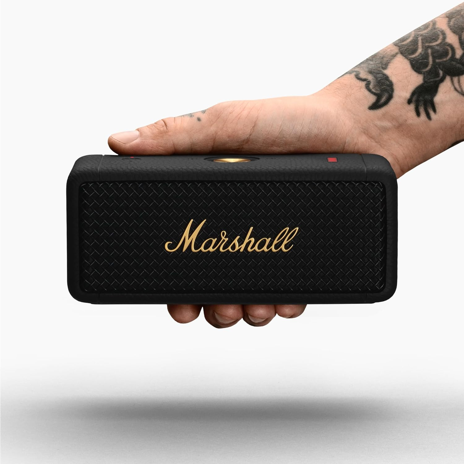 Marshall EMBERTON 2 Bluetooth Wireless Speaker More than 30 hrs of playtime IP67 dust water resistance Black and Brass