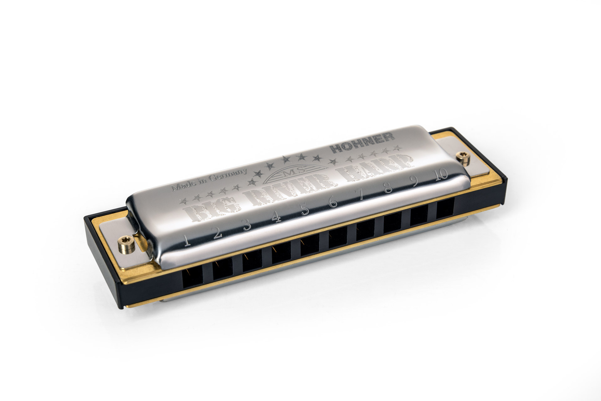 Hohner Harmonica Big River Harp Key A M590106P