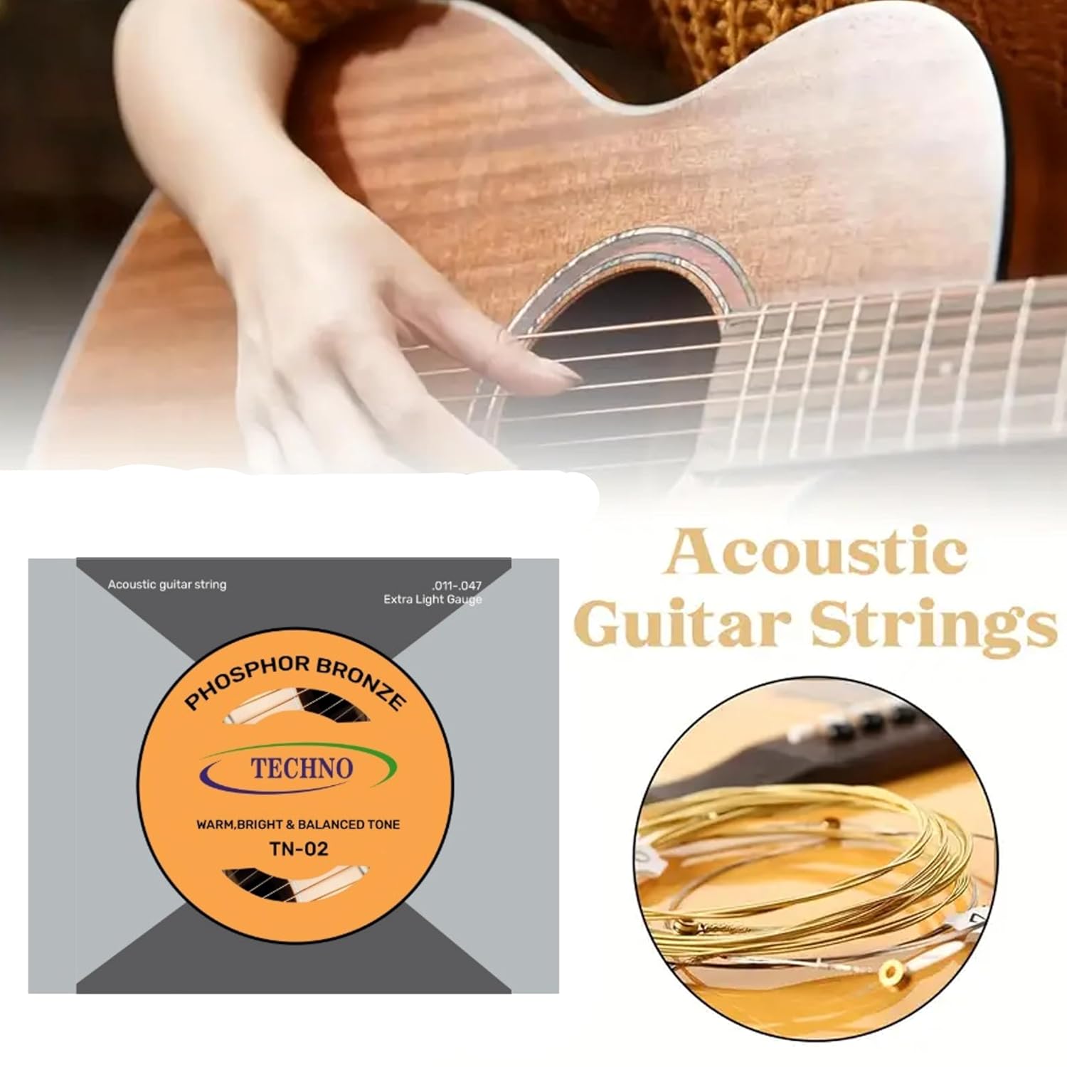 Techno Accoustic Guitar String TN-02