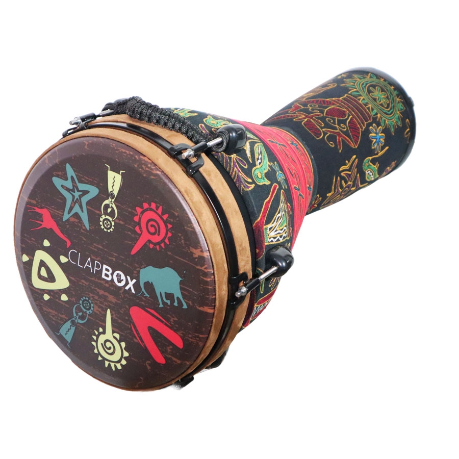 Clapbox DB105 Djembe - 12 inches Machine Head Tuning With bag