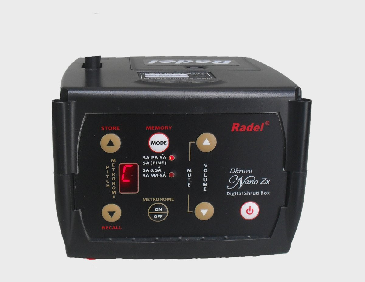 Radel Dhruva Nano ZX Electronic Sruti Box Sur-Peti