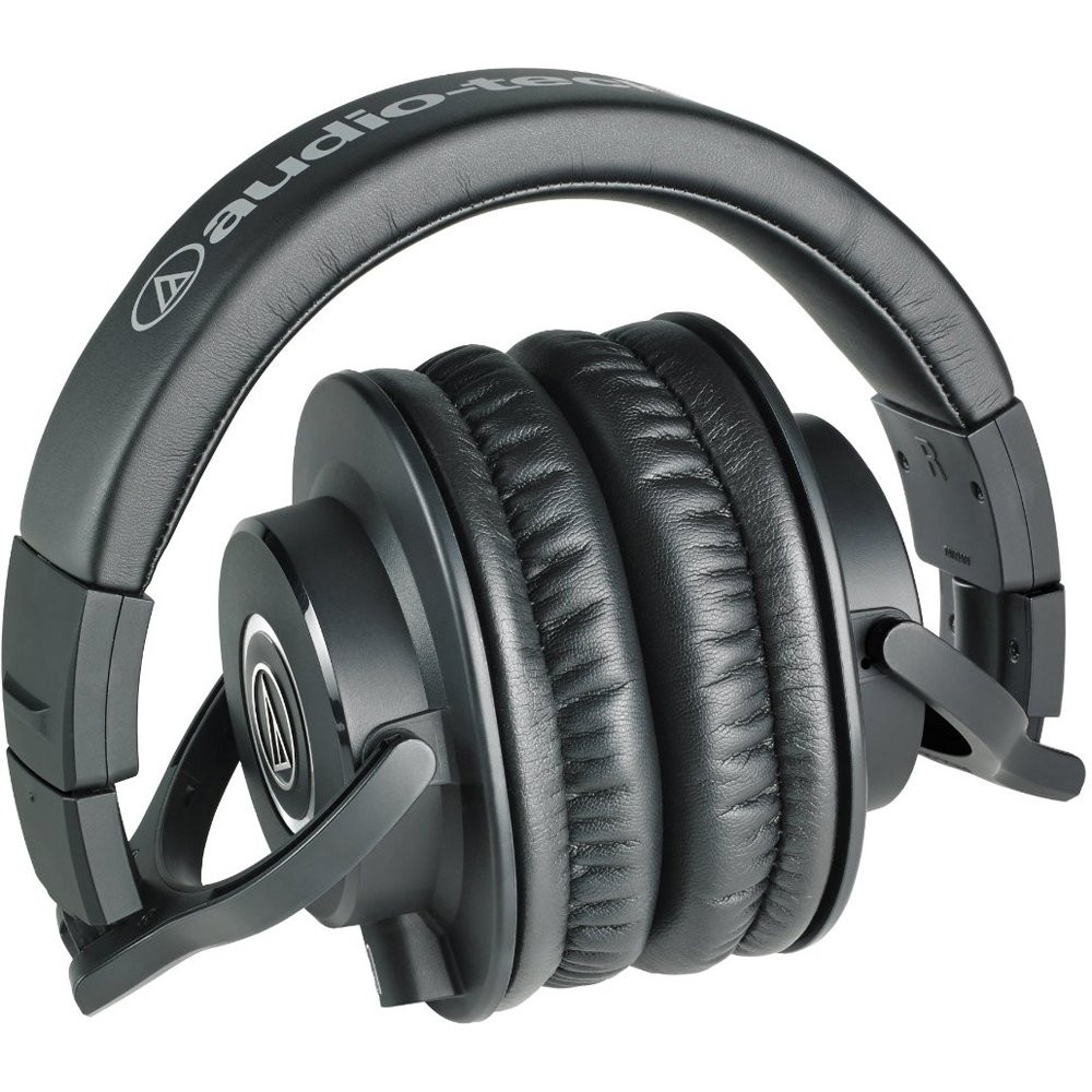 Audio-Technica Ath-M40X Professional Studio Wired Over Ear Headphones Without Mic Black