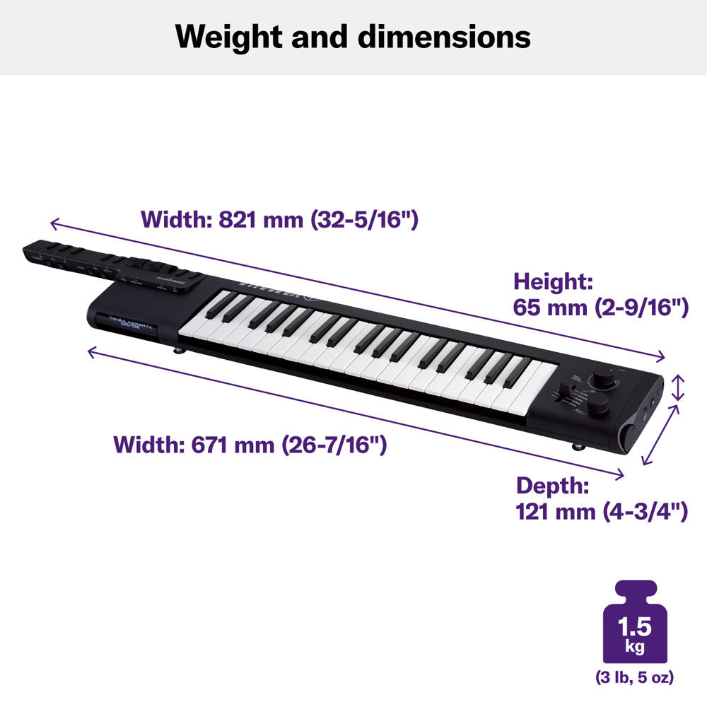 Yamaha SHS-500 Black Keytar