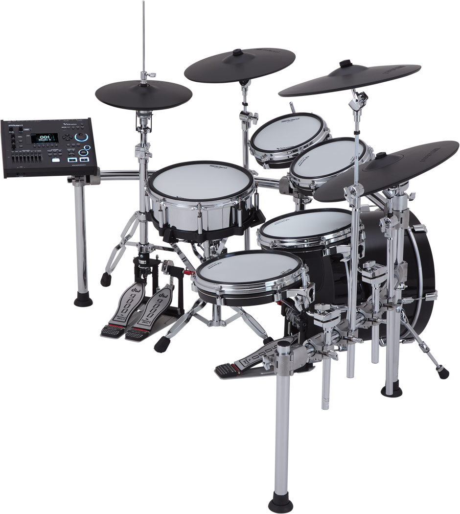 Roland TD716 Flagship V-Drums 7 Series Kit with the Expandable V71 Module and Advanced Pads