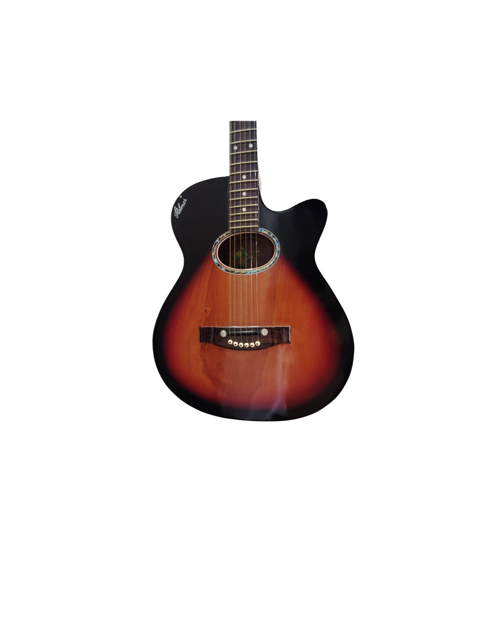 Hobmer 175 F-Cut Semi-acoustic Guitar Sunburst and Black With Case
