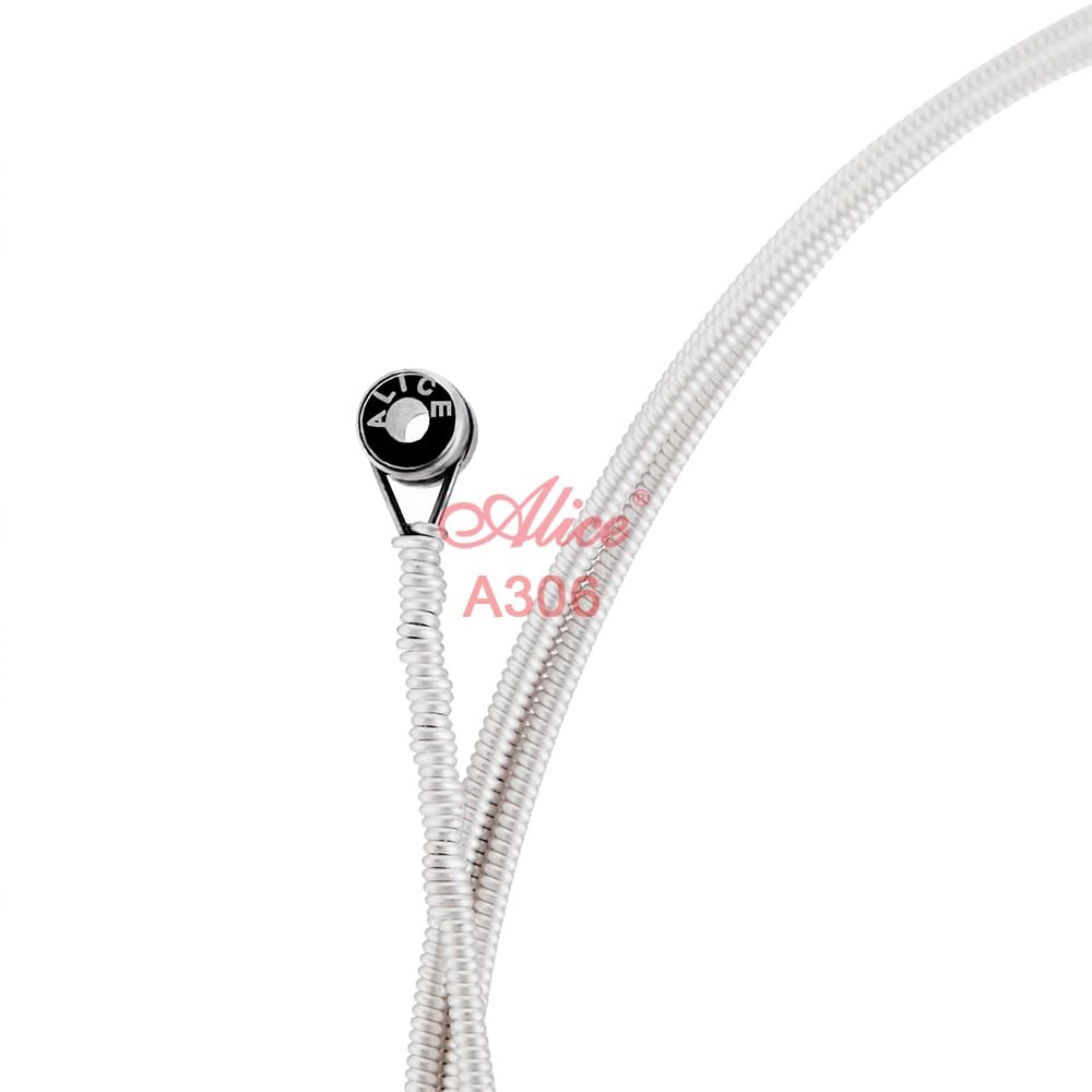 Alice A306 Acoustic Guitar String Set Stainless Steel Plain String Silver-Plated Copper Alloy Winding Anti-Rust Coating