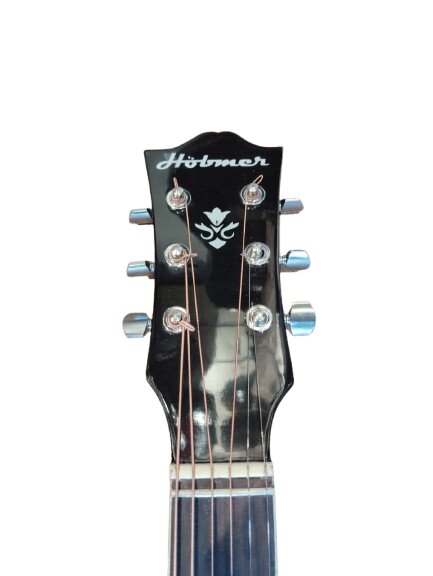 Hobmer 235 Semi acoustic Guitar 41  SunBrust and Black With Case