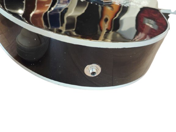 Hobmer 235 Semi acoustic Guitar 41 Black With Case