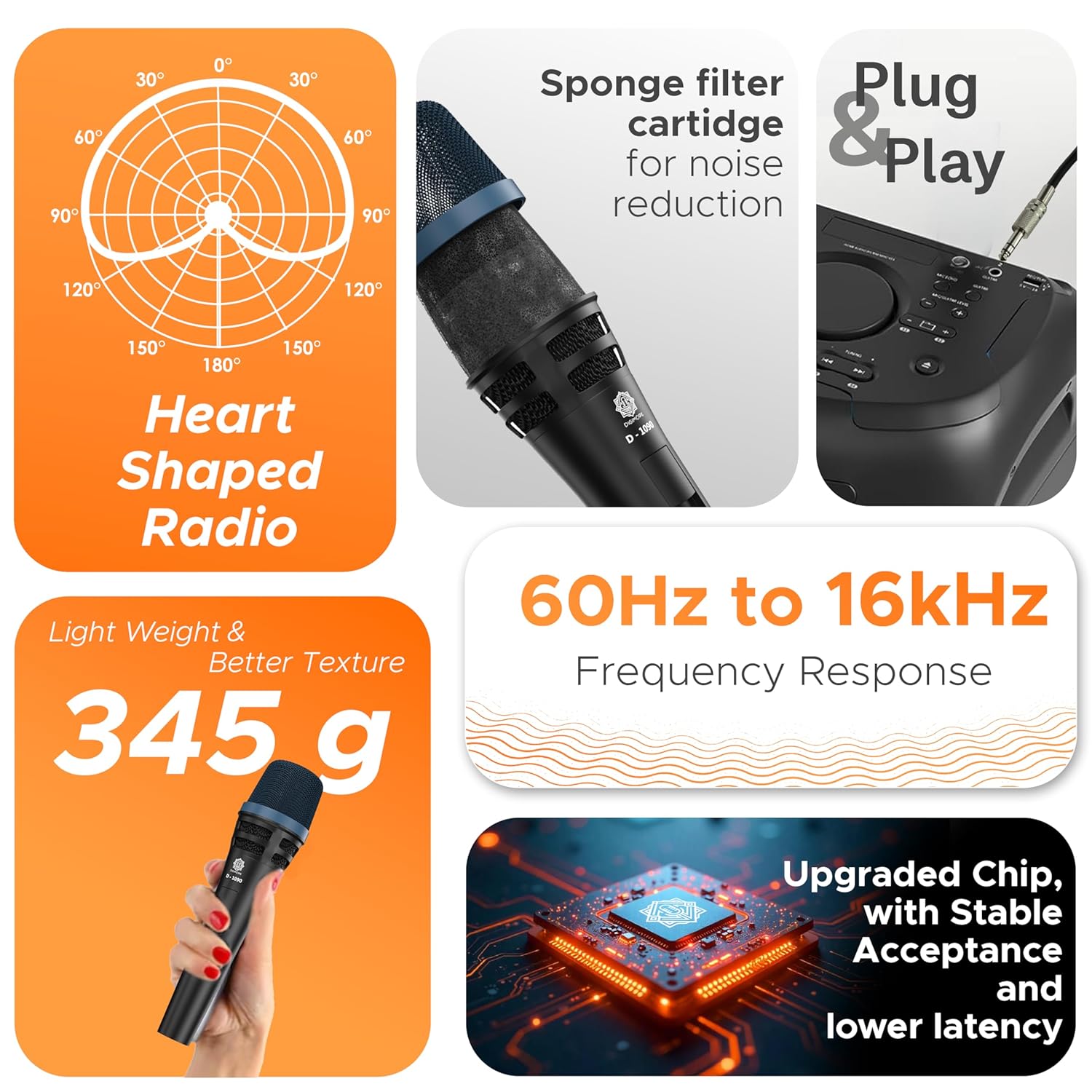 Digimore D-1090 Proffessional dynamic microphone