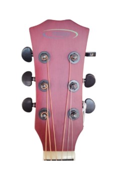 Techno Semi - Acoustic Guitar TMR-239C with Padded Bag Red