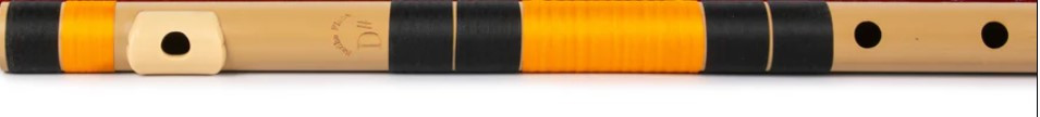 Radhe Flutes PVC Fiber D Sharp Bansuri Double Base Octave 31inches