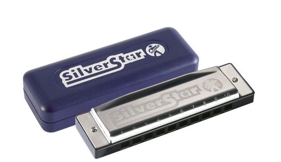Hohner Harmonica Silverstar key F M50406X