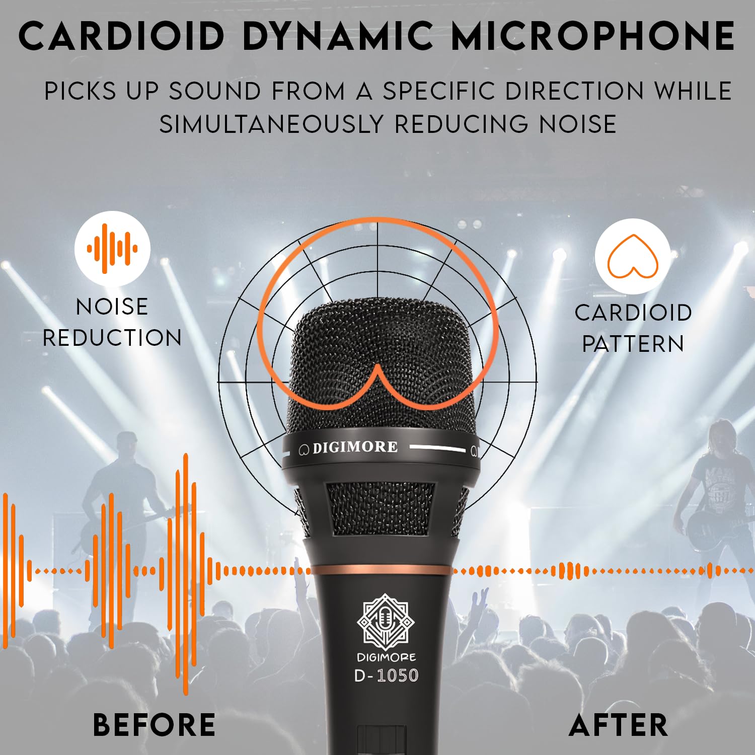 Digimore D-1050 Proffessional dynamic microphone